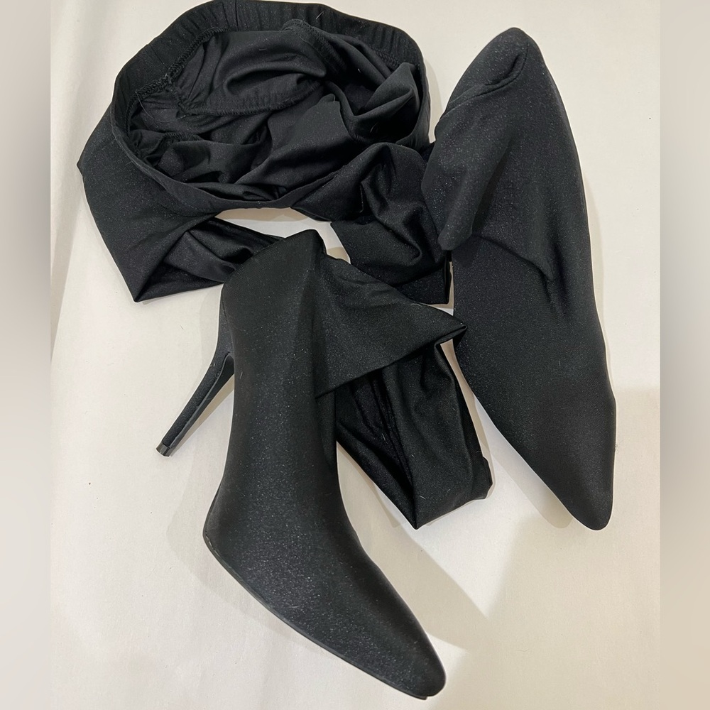 Stretch stiletto pant boots